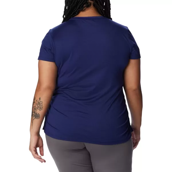Columbia Womens Leslie Falls Short SleeveDark Sapphire
