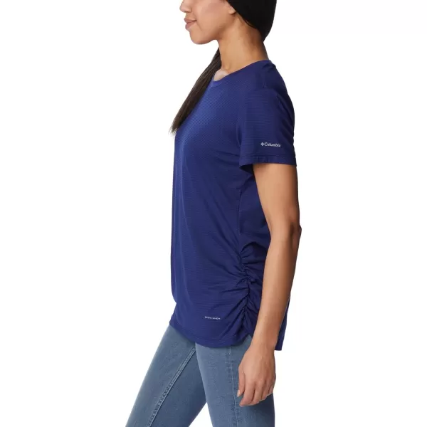 Columbia Womens Leslie Falls Short SleeveDark Sapphire