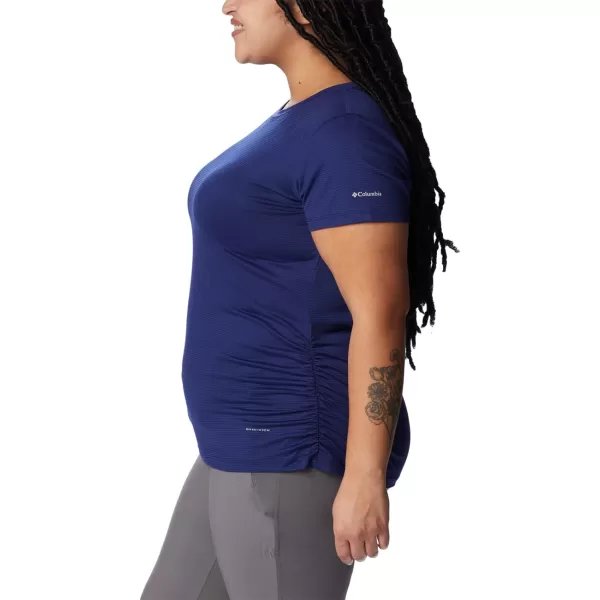 Columbia Womens Leslie Falls Short SleeveDark Sapphire