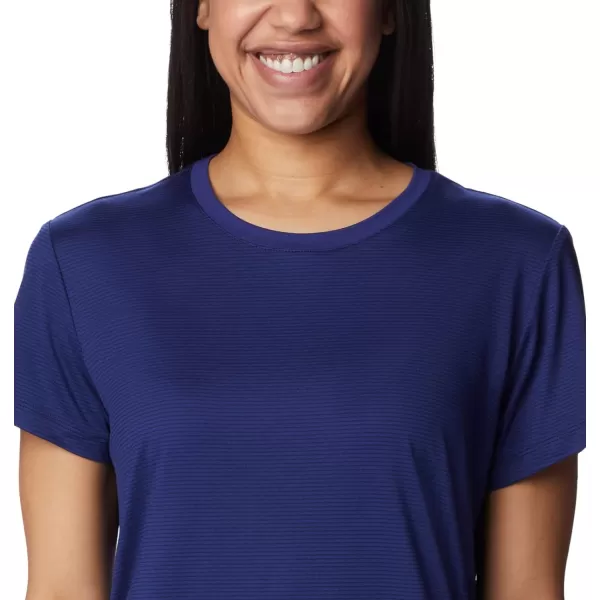 Columbia Womens Leslie Falls Short SleeveDark Sapphire