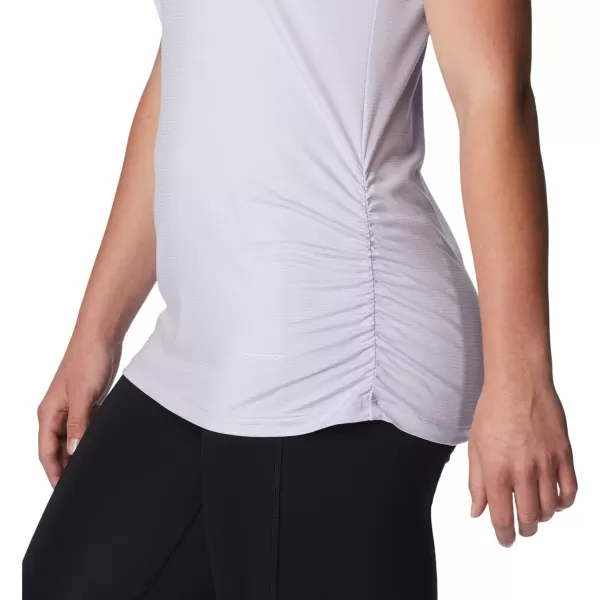 Columbia Womens Leslie Falls Short SleevePurple Tint