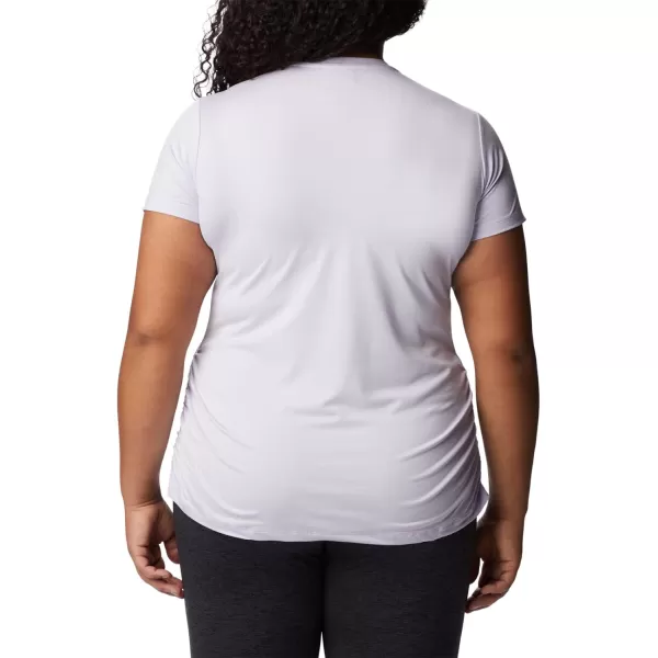 Columbia Womens Leslie Falls Short SleevePurple Tint