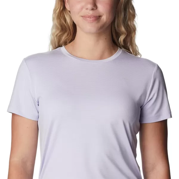 Columbia Womens Leslie Falls Short SleevePurple Tint