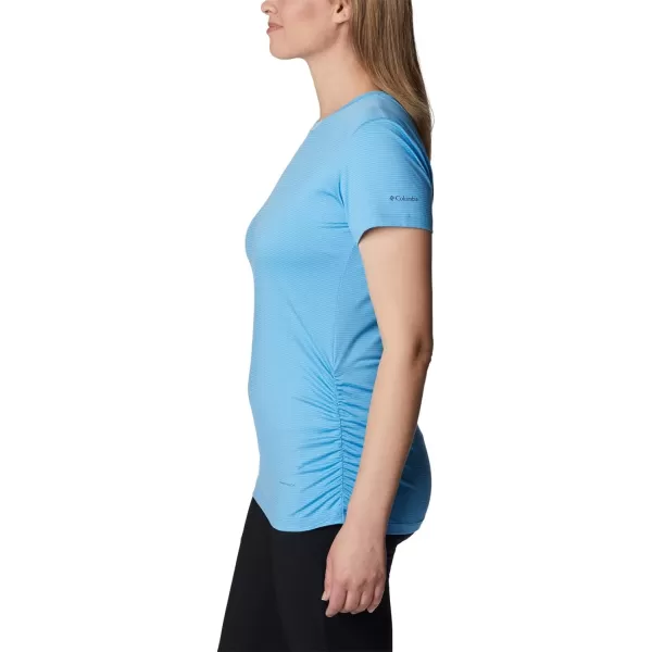 Columbia Womens Leslie Falls Short SleeveVista Blue