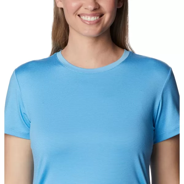 Columbia Womens Leslie Falls Short SleeveVista Blue