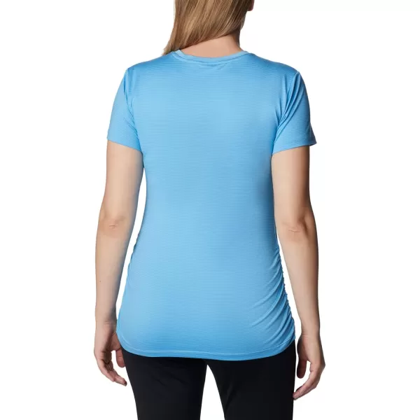 Columbia Womens Leslie Falls Short SleeveVista Blue