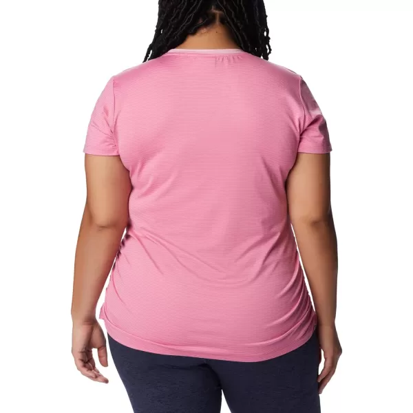 Columbia Womens Leslie Falls Short SleeveWild Rose