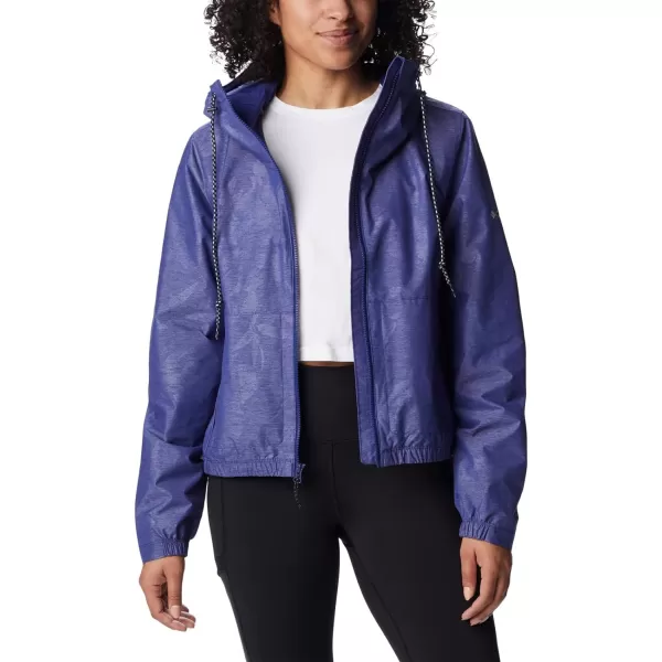 Columbia Womens Lillian Ridge Short JacketDark Sapphire Wisterian Emboss