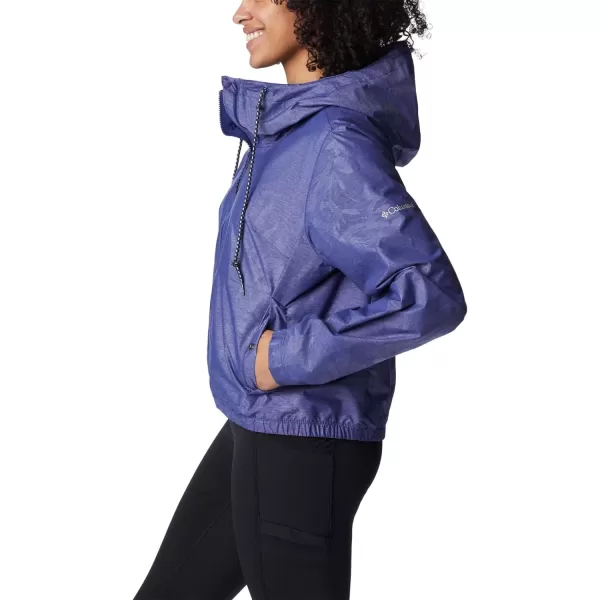 Columbia Womens Lillian Ridge Short JacketDark Sapphire Wisterian Emboss