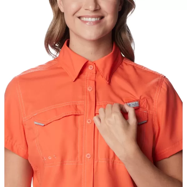 Columbia Womens Lo Drag Short Sleeve ShirtCorange