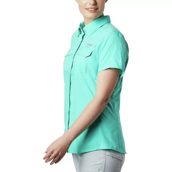 Columbia Womens Lo Drag Short Sleeve ShirtDolphin