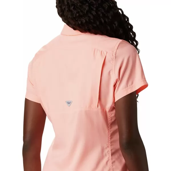 Columbia Womens Lo Drag Short Sleeve ShirtTiki Pink