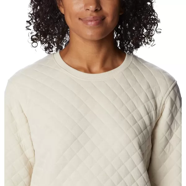 Columbia Womens Lodge Quilted CrewChalk