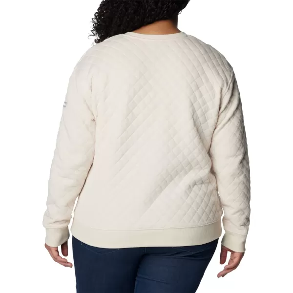 Columbia Womens Lodge Quilted CrewChalk