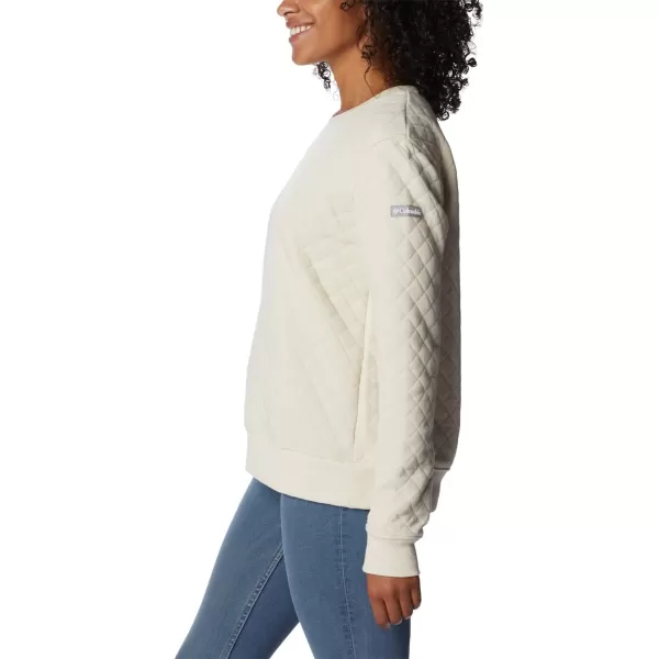 Columbia Womens Lodge Quilted CrewChalk