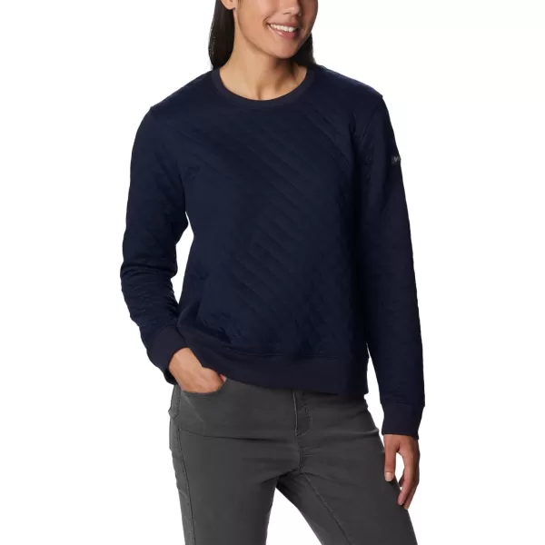 Columbia Womens Lodge Quilted CrewDark Nocturnal