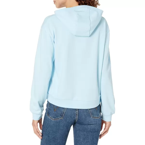 Columbia Womens Logo Iii French Terry HoodieSpring BlueAtoll Logo