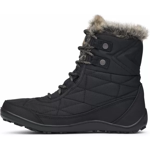 Columbia Womens Minx Shorty Iii Snow BootBlack Pebble