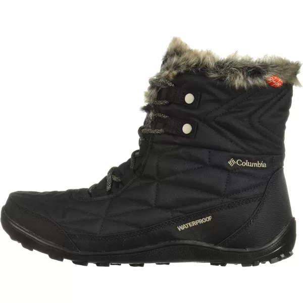 Columbia Womens Minx Shorty Iii Snow BootBlack Pebble