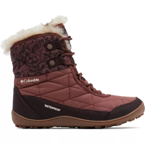 Columbia Womens Minx Shorty Iii Snow BootCrabtreePeach Blossom