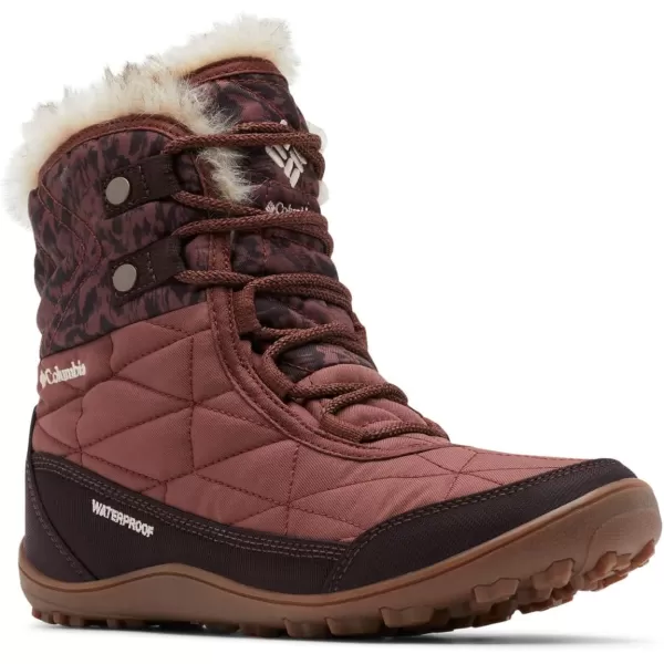 Columbia Womens Minx Shorty Iii Snow BootCrabtreePeach Blossom