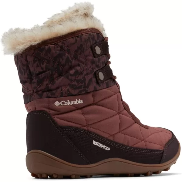 Columbia Womens Minx Shorty Iii Snow BootCrabtreePeach Blossom