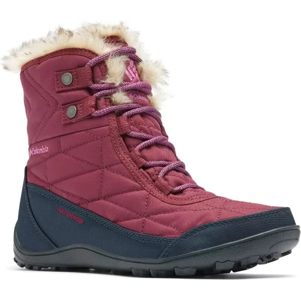 Columbia Womens Minx Shorty Iii Snow BootCurrantBerry Jam