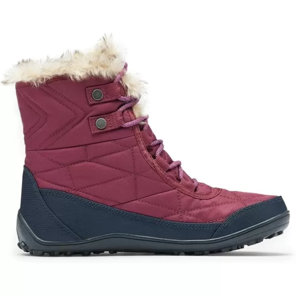 Columbia Womens Minx Shorty Iii Snow BootCurrentBerry Jam