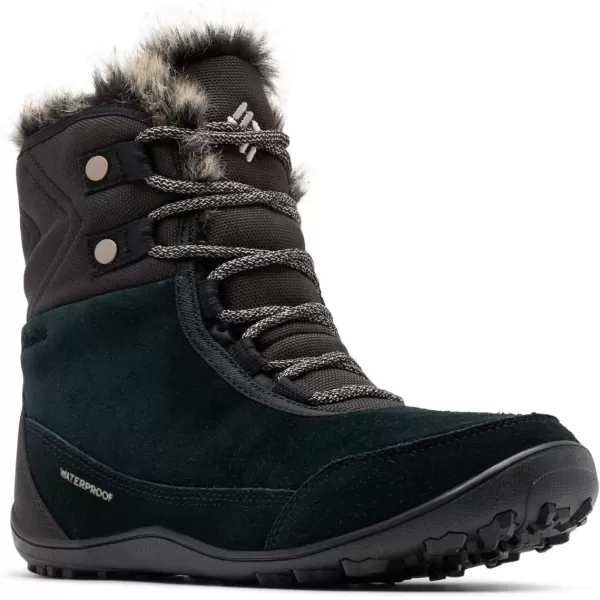 Columbia Womens Minx Shorty Leather Snow BootBlackKettle