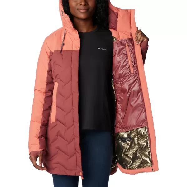 Columbia Womens Mountain Croo Ii Mid Down JacketBeetroot Faded Peach