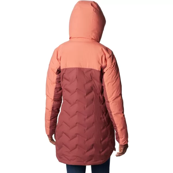 Columbia Womens Mountain Croo Ii Mid Down JacketBeetroot Faded Peach