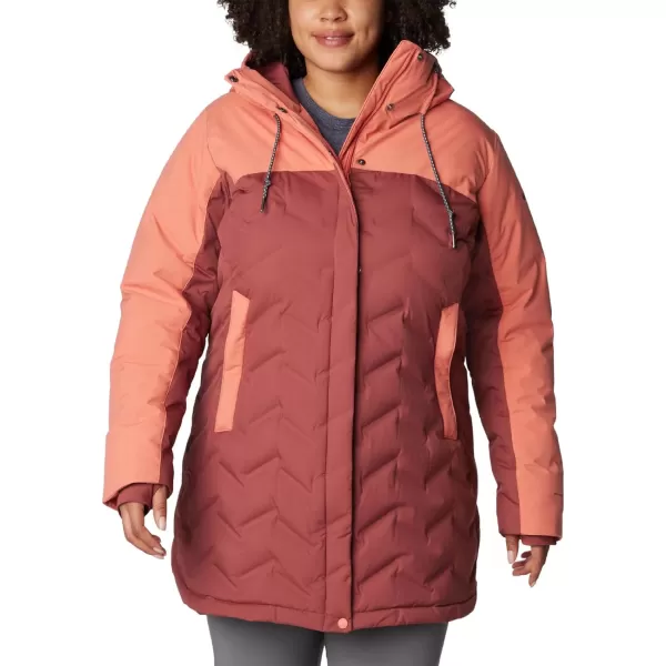 Columbia Womens Mountain Croo Ii Mid Down JacketBeetroot Faded Peach