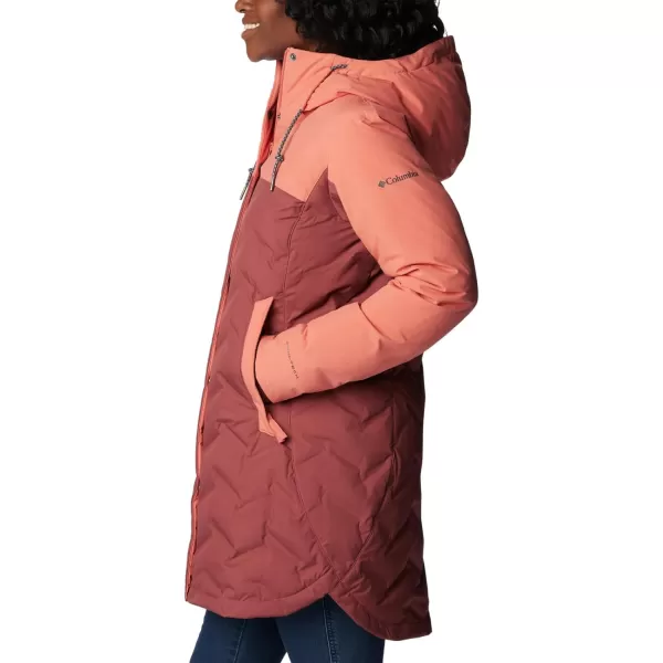 Columbia Womens Mountain Croo Ii Mid Down JacketBeetroot Faded Peach