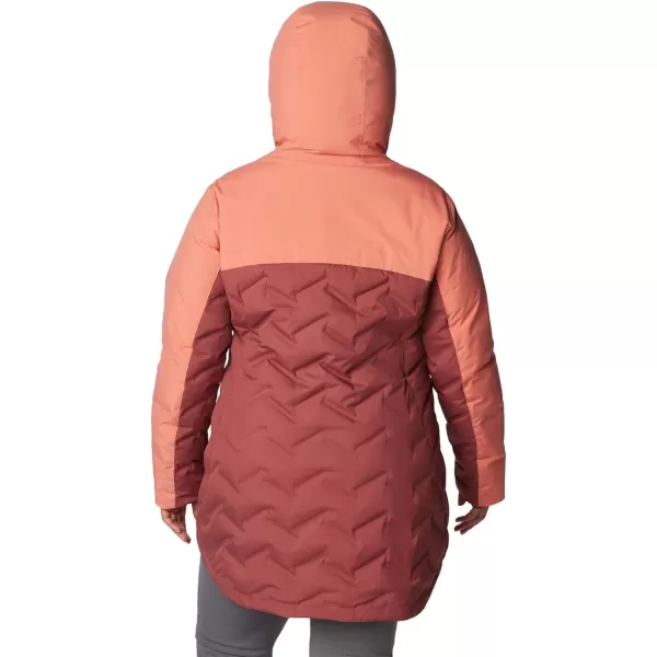 Columbia Womens Mountain Croo Ii Mid Down JacketBeetroot Faded Peach