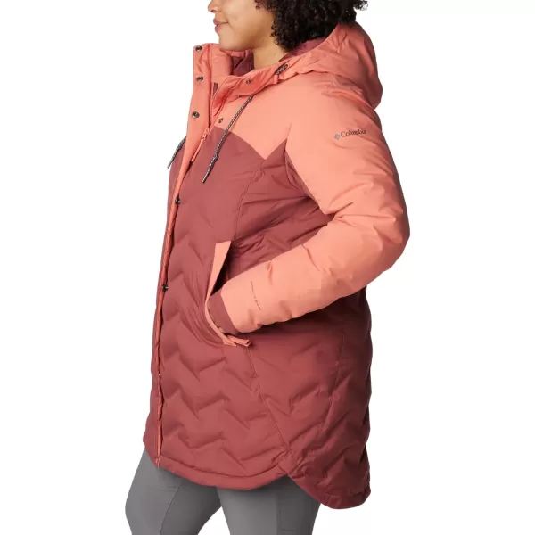 Columbia Womens Mountain Croo Ii Mid Down JacketBeetroot Faded Peach