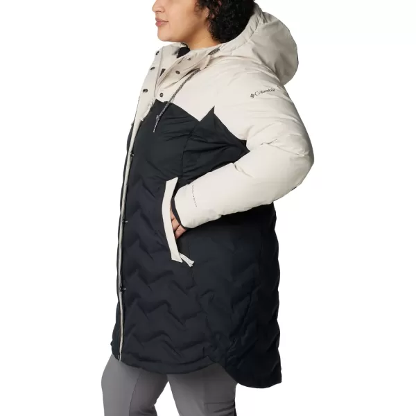 Columbia Womens Mountain Croo Ii Mid Down JacketBlack Dark Stone