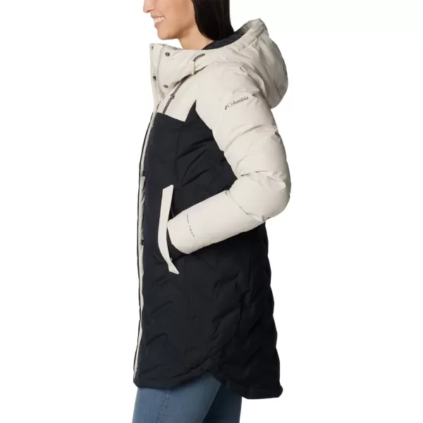 Columbia Womens Mountain Croo Ii Mid Down JacketBlack Dark Stone