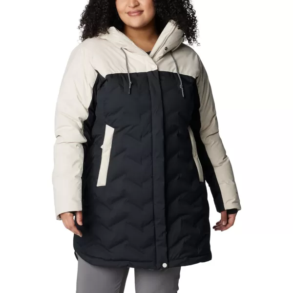 Columbia Womens Mountain Croo Ii Mid Down JacketBlack Dark Stone