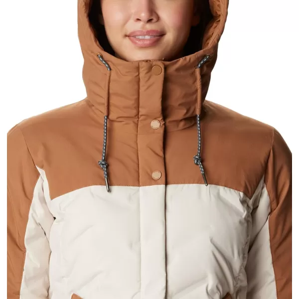 Columbia Womens Mountain Croo Ii Mid Down JacketChalk Camel Brown