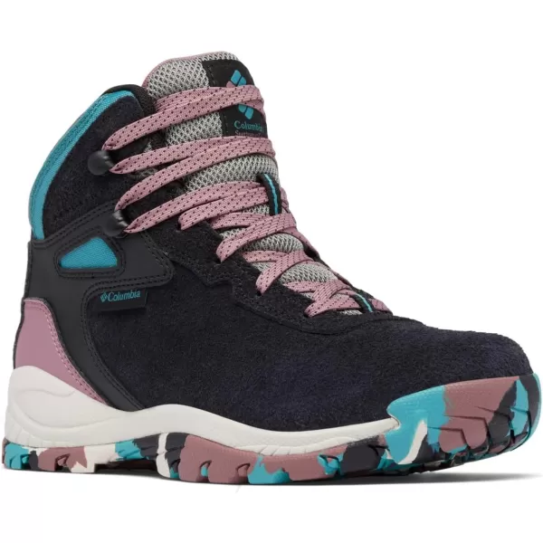 Columbia Womens Newton Ridge Bc Hiking ShoeBlackTeal