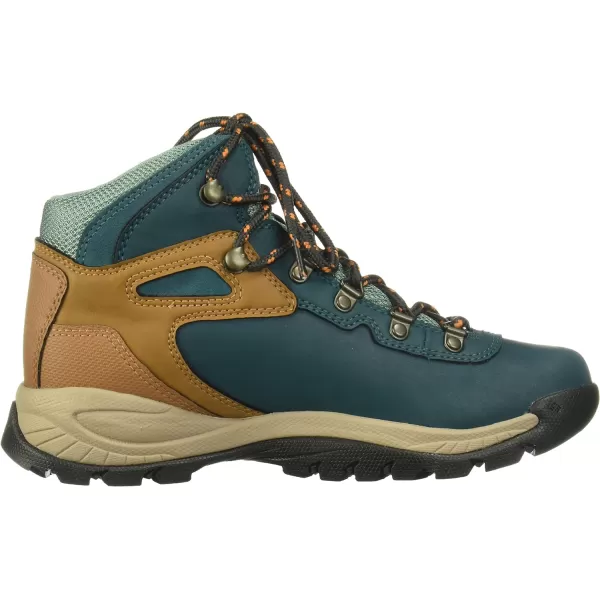 Columbia Womens Newton Ridge Lightweight Waterproof Shoe Hiking BootDeep Wave Dusty Green