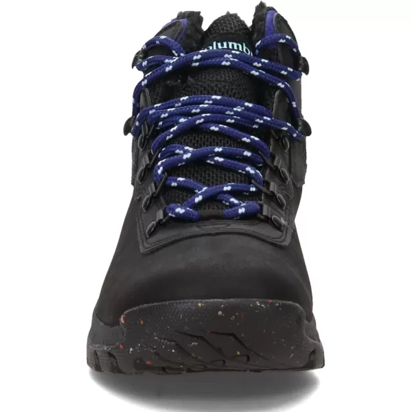 Columbia Womens Newton Ridge Plus Omni Heat Hiking ShoeBlackDark Sapphire