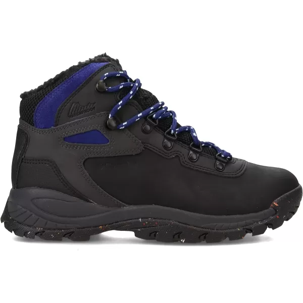 Columbia Womens Newton Ridge Plus Omni Heat Hiking ShoeBlackDark Sapphire