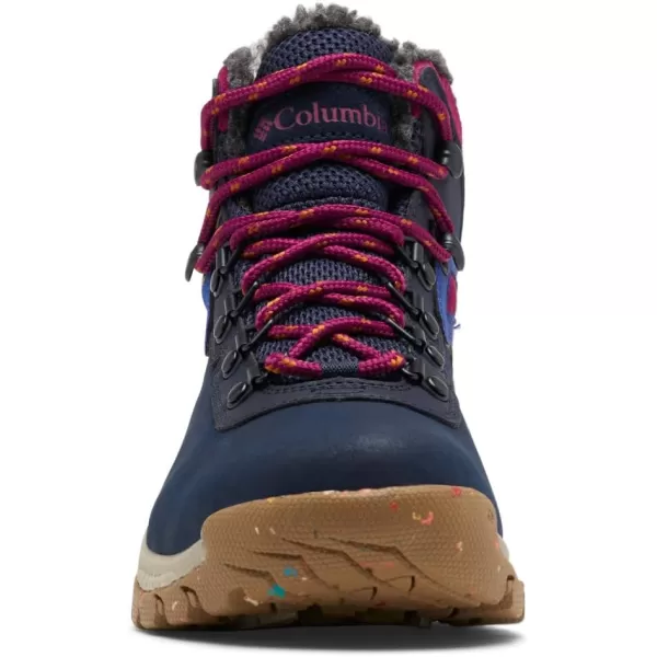 Columbia Womens Newton Ridge Plus Omni Heat Hiking ShoeDark NocturnalRed Onion