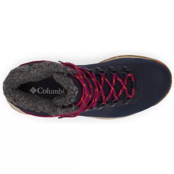 Columbia Womens Newton Ridge Plus Omni Heat Hiking ShoeDark NocturnalRed Onion