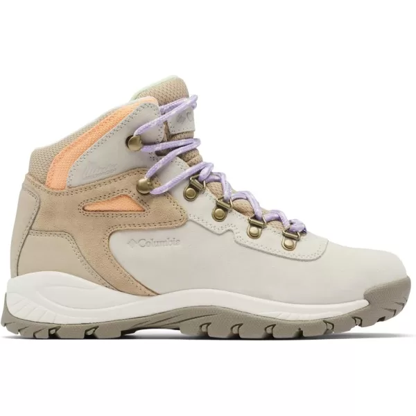 Columbia Womens Newton Ridge Plus Waterproof Amped Hiking BootLight Sand  Peach