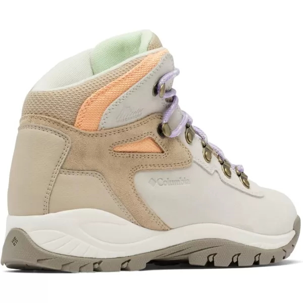 Columbia Womens Newton Ridge Plus Waterproof Amped Hiking BootLight Sand  Peach