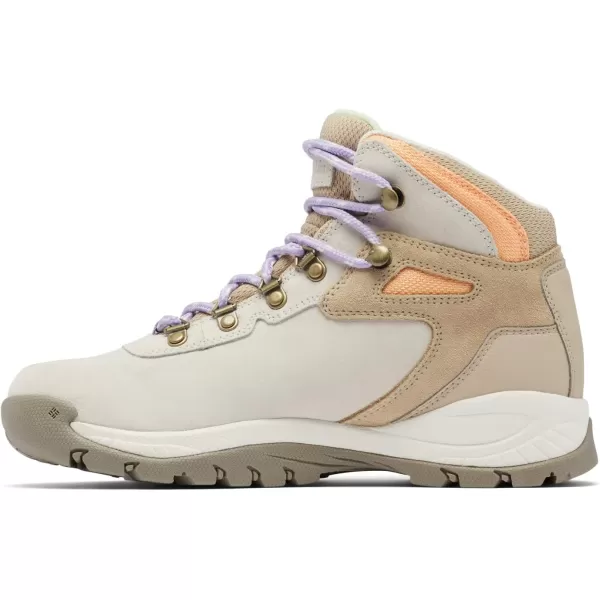 Columbia Womens Newton Ridge Plus Waterproof Amped Hiking BootLight Sand  Peach