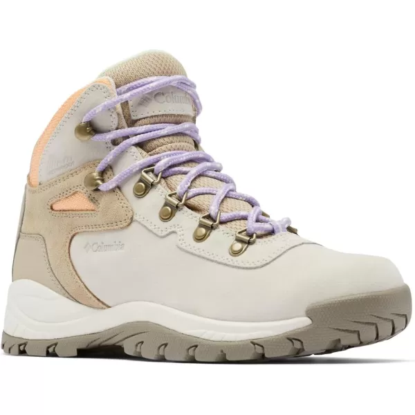 Columbia Womens Newton Ridge Plus Waterproof Amped Hiking BootLight Sand  Peach