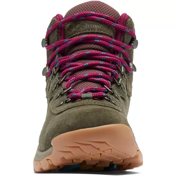 Columbia Womens Newton Ridge Plus Waterproof Amped Hiking BootPeatmoss  Red Onion